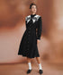 Deer Embroidery Collar Dress